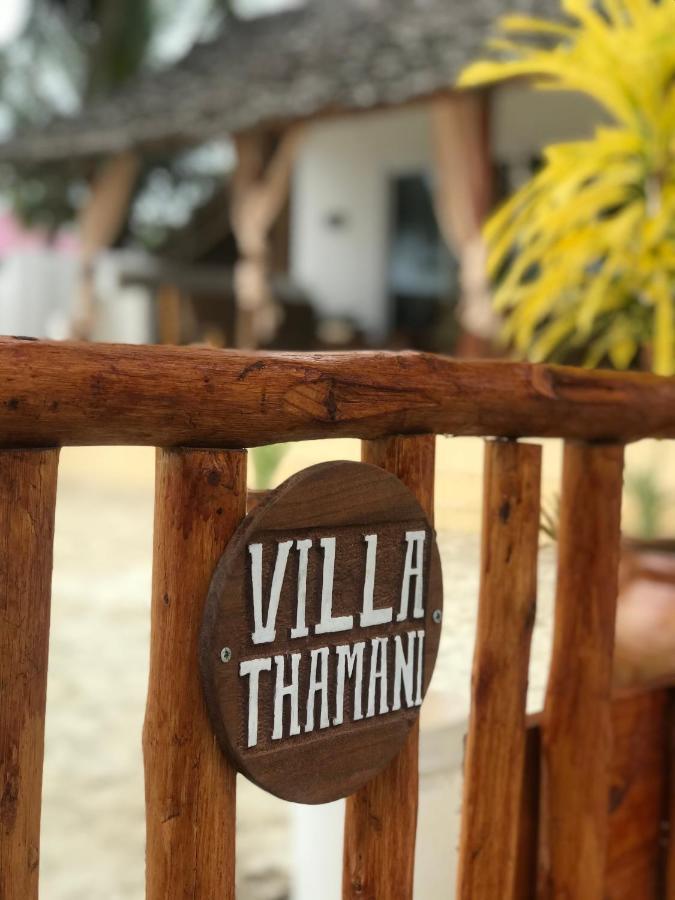 Villa Thamani Zanzibar Pwani Mchangani Kültér fotó